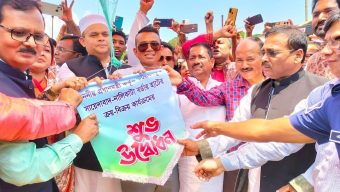 সুনামগঞ্জের তাহিরপুর সীমান্তে আরও একটি বর্ডার হাটের ক্রয় বিক্রয় কার্যক্রম উদ্বোধন
