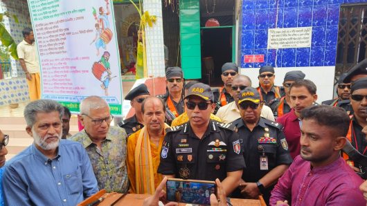 সার্বিক নিরাপত্তা ও আইন শৃংখলা পরিস্থিতি স্বাভাবিক রাখতে আমরা কাজ করছি:র‍্যাব -৯ সিও 