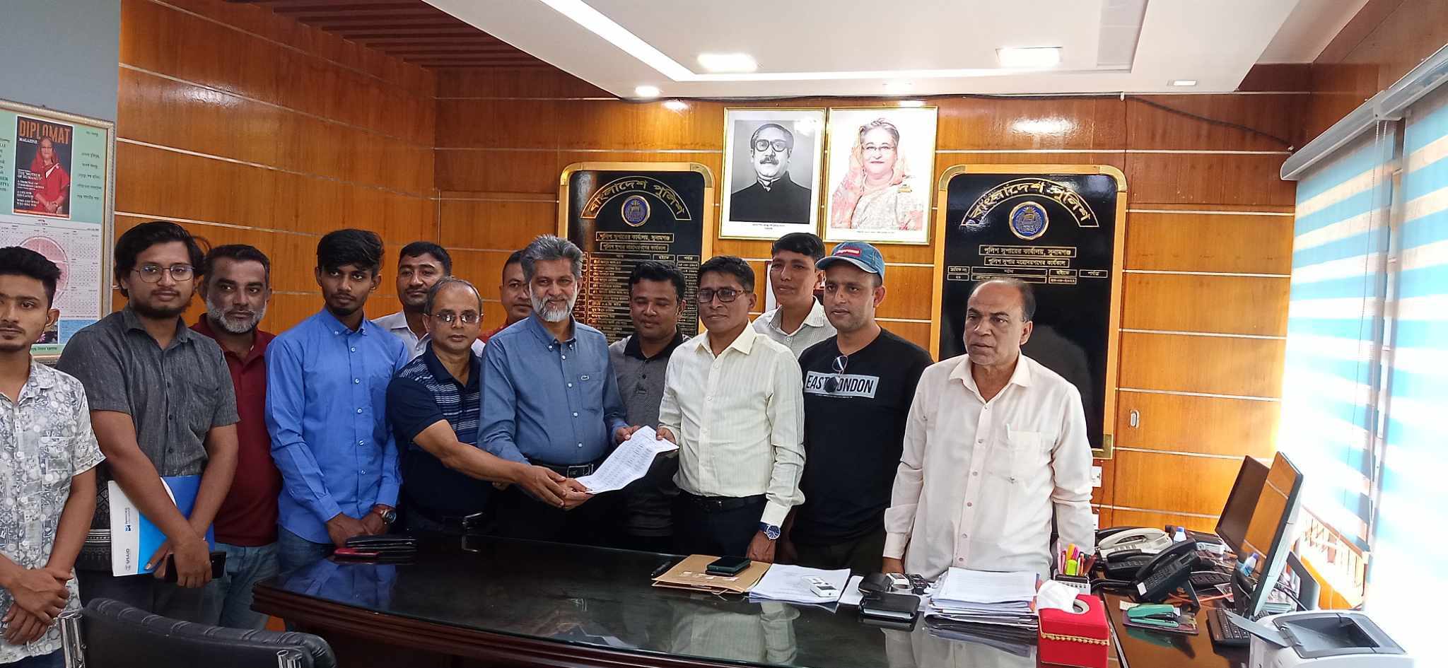 পুলিশ জনগণের বন্ধু হয়ে উঠেছে: সুনামগঞ্জ পুলিশ সুপার