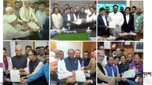 সুনামগঞ্জের ৫টি আসনে ৪১ জন প্রার্থীর মনোনয়ন দাখিল:দলীয় ৩০ স্বতন্ত্র ১১
