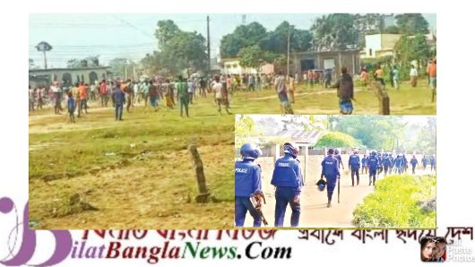 দোয়ারাবাজারে নির্বাচনী সহিংসতায় দু’পক্ষের সংঘর্ষে শতাধিক আহত:আটক ৯,পুলিশের শতাধিক রাউন্ড গুলি নিক্ষেপ