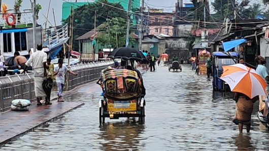সুনামগঞ্জ জেলা পর পর তিন দফা বন্যার কবলে,জন দুর্ভোগ চরমে 