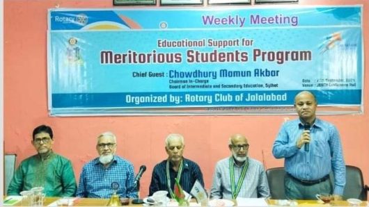 দরিদ্র মেধাবী শিক্ষার্থীদের জন্য সুযোগ তৈরি করতে হবে:সিলেট শিক্ষা বোর্ডের চেয়ারম্যান চৌধুরী মামুন আকবর 