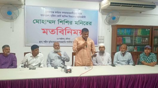 সাংবাদিক দম্পতি সাগর রুনি হত্যাকাণ্ডের তদন্ত কাজ পুনরায় শুরু হয়েছে- এডভোকেট শিশির মণির