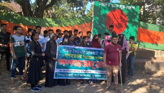 পতিত স্বৈরাচার ও তার দোসরদের বিচারের দাবিতে সুনামগঞ্জে বৈষম্য বিরোধী ছাত্র আন্দোলনের পৃথক পৃথক বিক্ষোভ- সমাবেশ।