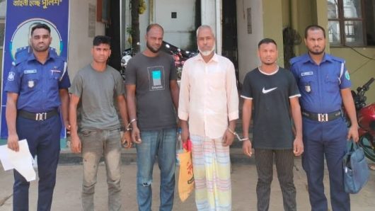 সুনামগঞ্জের ছাতকে সাজাপ্রাপ্ত ও  সিএনজি চুরির মামলায় ৪ আসামী গ্রেফতার
