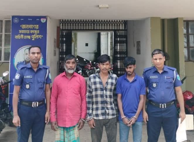 ছাতক থানা পুলিশের অভিযানে গ্রেফতার ৩
