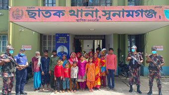 ছাতক সীমান্তে বিএসএফের পুশইন ২০ জন আটক