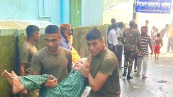 ছাতকে সমাজসেবা অফিসে আগুন, সেনাবাহিনীর চেষ্টায় নিয়ন্ত্রণ