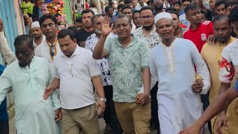 সুনামগঞ্জ সদর ও বিশ্বম্ভরপুর আসনের মনোনয়ন প্রত্যাশী নুরুলের দিনভর গনসংযোগ