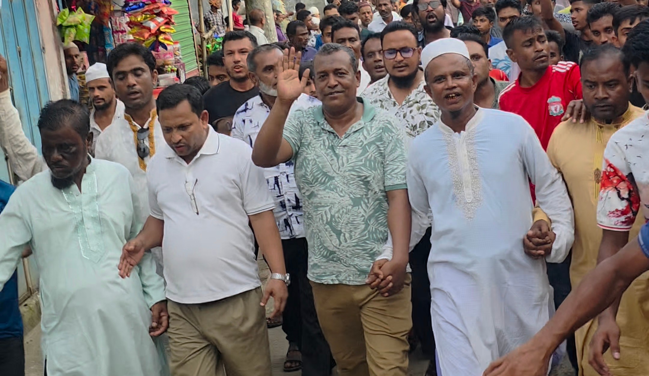 সুনামগঞ্জ সদর ও বিশ্বম্ভরপুর আসনের মনোনয়ন প্রত্যাশী নুরুলের দিনভর গনসংযোগ
