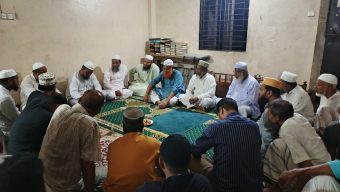 ছাতকে মাদ্রাসা শিক্ষক গ্রেফতারের প্রতিবাদে নিন্দা ও প্রতিবাদ সভা