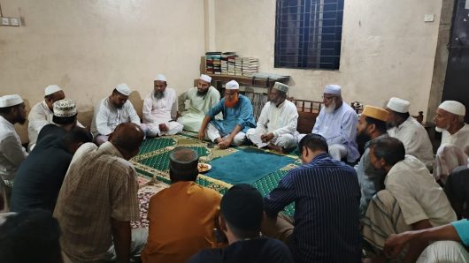 ছাতকে মাদ্রাসা শিক্ষক গ্রেফতারের প্রতিবাদে নিন্দা ও প্রতিবাদ সভা