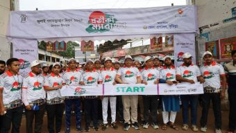 সুনামগঞ্জে জুলাই গণঅভ্যুত্থান দিবস উদযাপন উপলক্ষে দিনভর কর্মসূচি পালন।