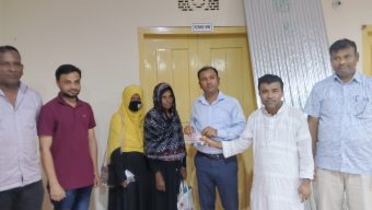 ছাতকে অভুক্ত অসহায় পরিবারের পাশে ইউএনও