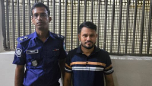 ছাতকে ইউনিয়ন আওয়ামীলীগের সাধারণ সম্পাদক গ্রেফতার