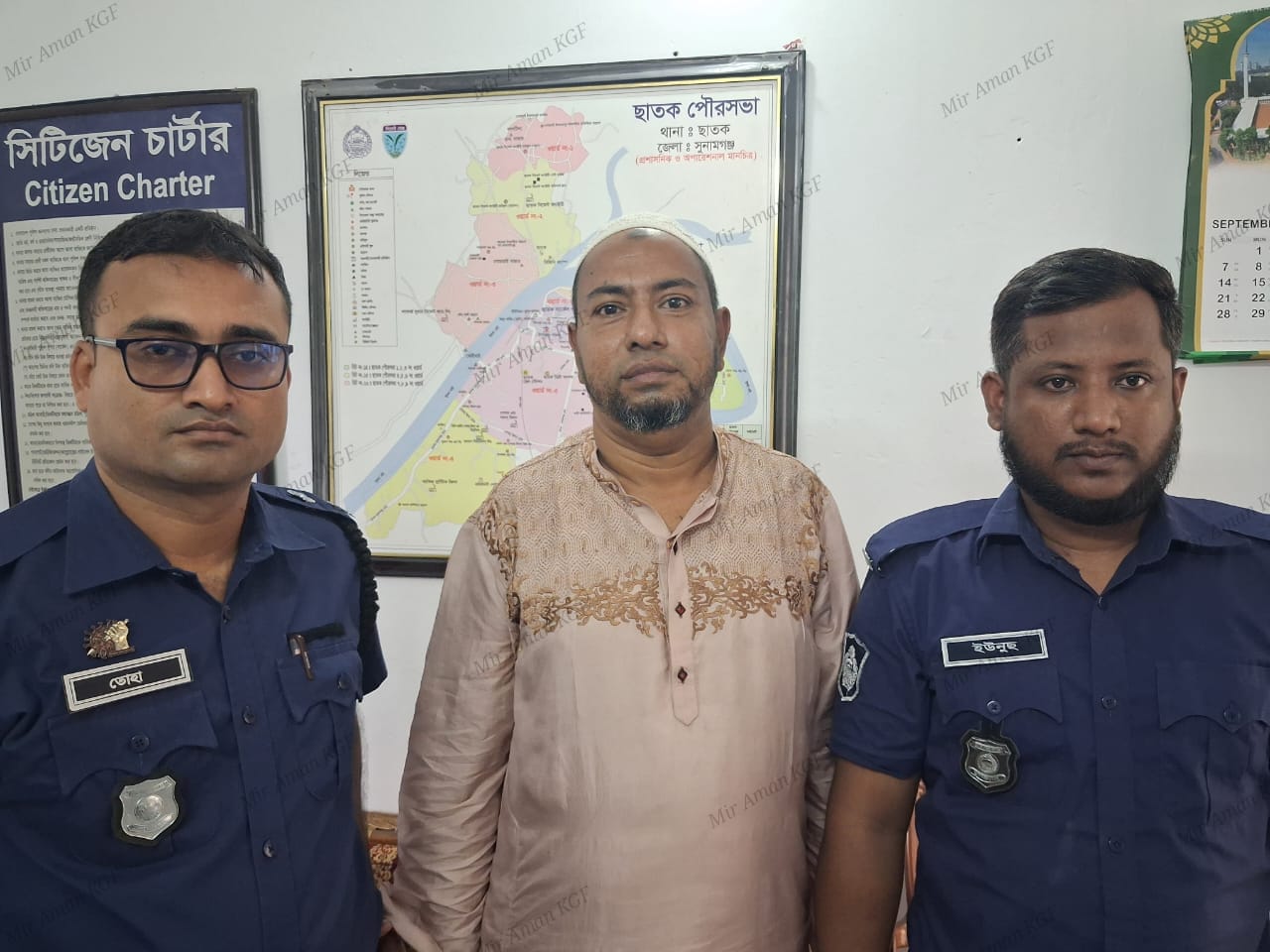 ছাতকে আওয়ামীলীগ নেতা হাজী বুলবুল গ্রেফতার