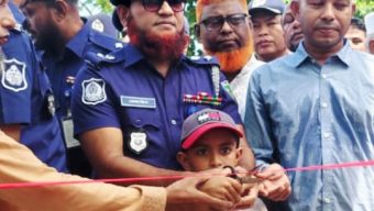 ছাতকের জাউয়াবাজারে হাইওয়ে পুলিশ ক্যাম্প উদ্বোধন