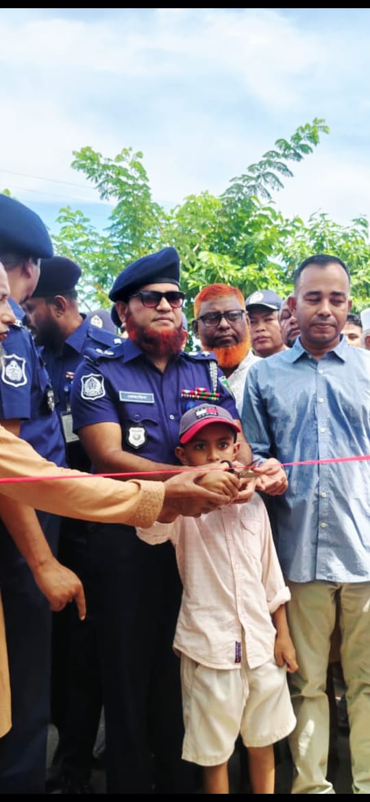 ছাতকের জাউয়াবাজারে হাইওয়ে পুলিশ ক্যাম্প উদ্বোধন