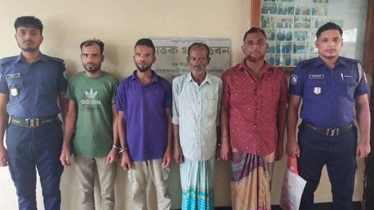 ছাতক থানা পুলিশের অভিযানে ৪আসামি গ্রেফতার