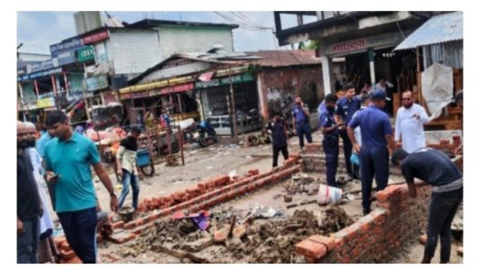 ছাতকের জাউয়াবাজারে হাইওয়ে পুলিশের ক্যাম্প স্থাপন