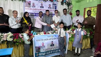 রোটারী ক্লাব সিলেট কর্তৃক  আনোয়ারা মতিন একাডেমিতে তিনটি প্রকল্পের সফল বাস্তবায়ন।