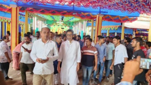 মধ্যনগরে পূজা মণ্ডপ পরিদর্শনে সুনামগঞ্জ ১ আসনের বিএনপির মনোনয়ন প্রত্যাশী মাহবুবুর রহমান।