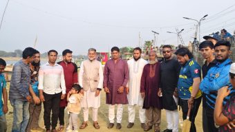 মাদক সন্ত্রাস ও অসামাজিক কার্যকলাপ রোধে ক্রিকেট টুর্নামেন্ট।