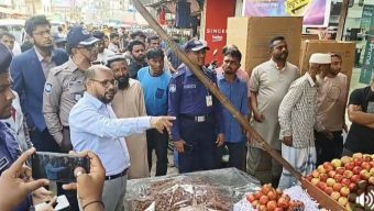 সুনামগঞ্জে বাজার মনিটরিংয়ে ডিসি এসপি