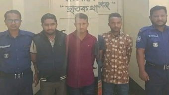 সুনামগঞ্জের ছাতকে শিশু অপহরণ মামলা সহ দুই মামলার তিন আসামি গ্রেফতার