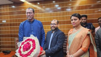 সুনামগঞ্জ জেলা পরিষদের প্রশাসক হিসেবে দায়িত্বভার গ্রহণ করেছেন মিজানুর রহমান চৌধুরী।