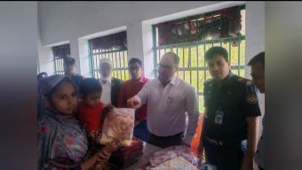 সুনামগঞ্জ জেলা কারাগারে বন্দীদের মাঝে বস্ত্র বিতরণ