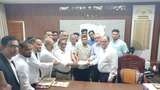 সুনামগঞ্জ বিজ্ঞান ও প্রযুক্তি বিশ্ববিদ্যালয়ের ক্যাম্পাস সদরে স্থানান্তরের দাবিতে স্মারকলিপি