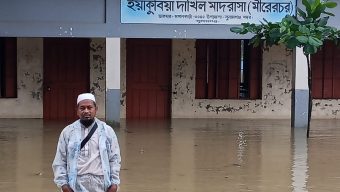 সুনামগঞ্জে বন্যার পদধ্বনি , নিম্নাঞ্চল প্লাবিত