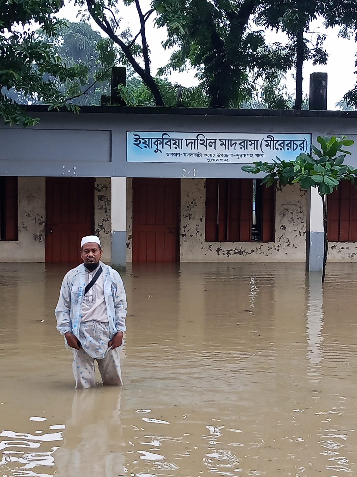সুনামগঞ্জে বন্যার পদধ্বনি , নিম্নাঞ্চল প্লাবিত
