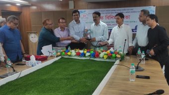 ছাতক পৌরসভা পরিদর্শনে কলিম উদ্দিন আহমেদ মিলন এমপি।