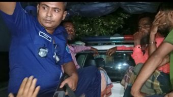 সুনামগঞ্জে কোটি টাকার চোরাই পণ্য সহ তিন জন আটক।