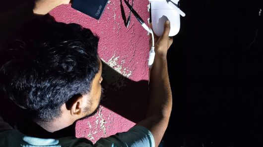 ইজারাবিহীন ধোপাজান নদীর বালু লুট ঠেকাতে অবশেষে সিসি ক্যামেরা স্থাপন।