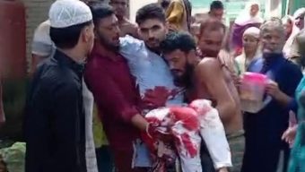 সুনামগঞ্জের শান্তিগঞ্জে পূর্ব বিরোধের জেরে মসজিদের ভেতরে যুবককে কুপিয়ে জখম।