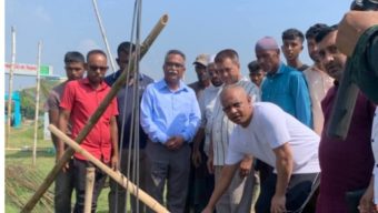 জগন্নাথপুরে ইছরাক আলী এন্ড খাইরুননেছা প্রাথমিক বিদ্যালয়ের ভিত্তিপ্রস্থর স্থাপন