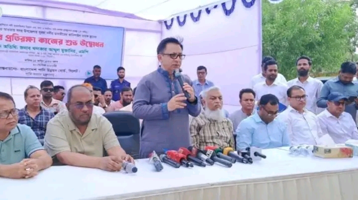 সুরমা নদীর ৫১ কিমি ড্রেজিং ও প্রতিরক্ষা কাজ সমন্বিতভাবে সম্পন্ন হবে: খন্দকার মুক্তাদির
